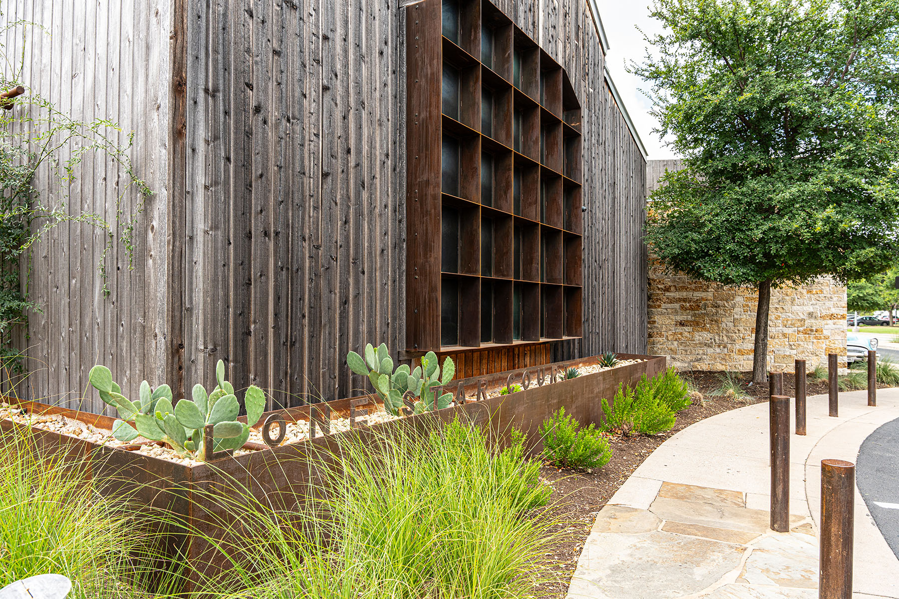 Example of Xeriscaping in Texas Commercial Properties 