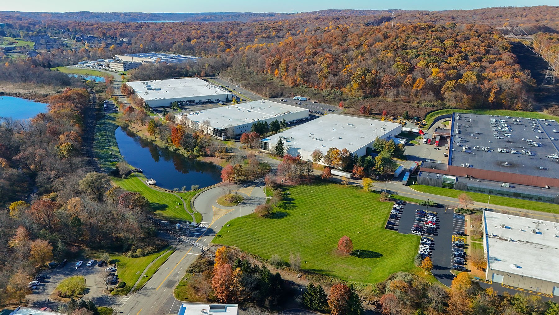 International Trade Center Aerial View. Example of Commercial Landscaping | Yellowstone Landscape