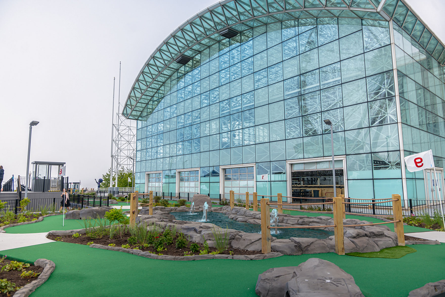 Mini Golf Green Navy Pier. Chicago Landscape Design Services | Yellowstone Landscape